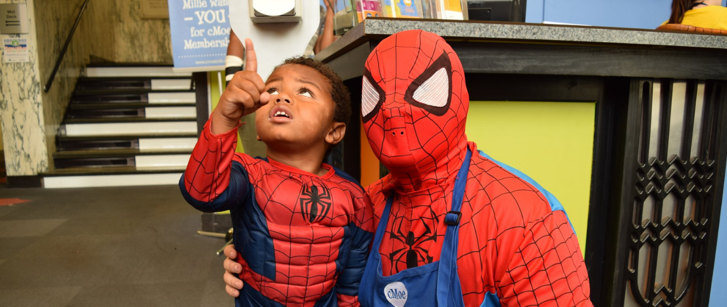 Event Header Spiderman and kid