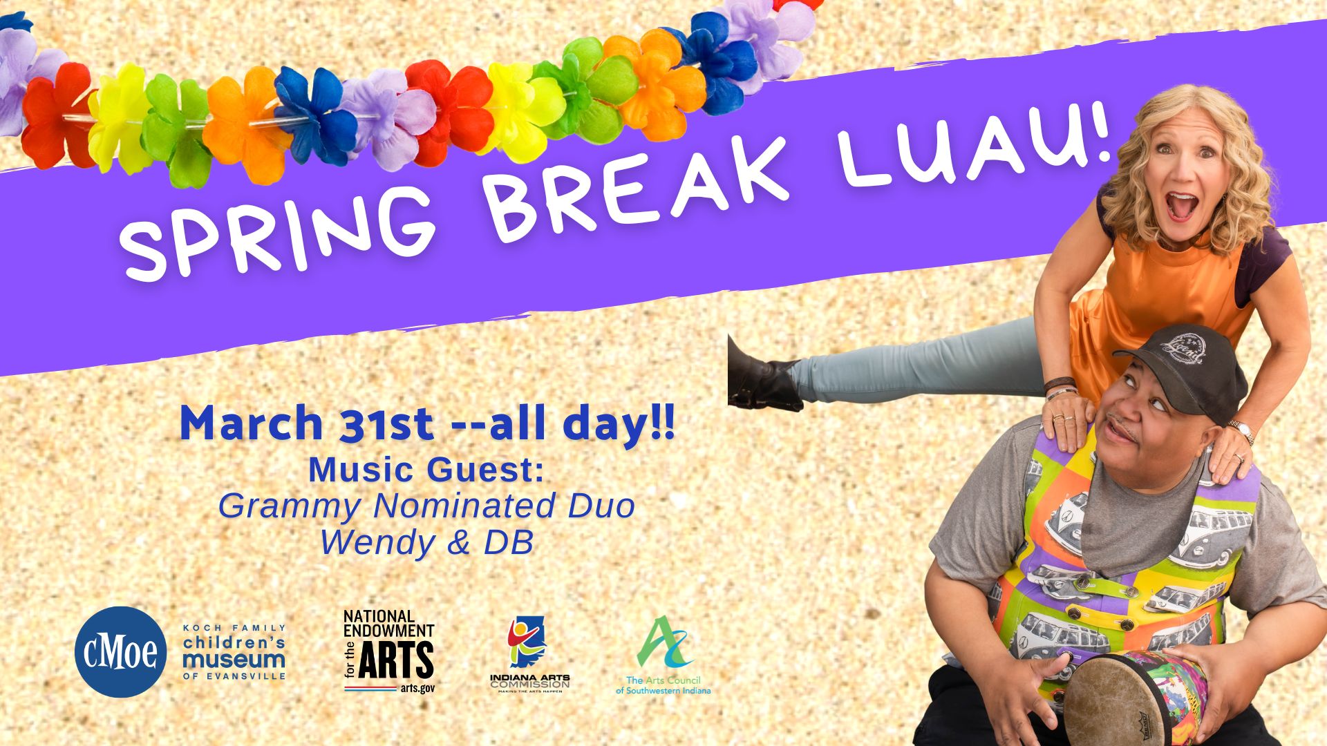 Spring Break Luau | Koch Family Children's Museum of Evansville