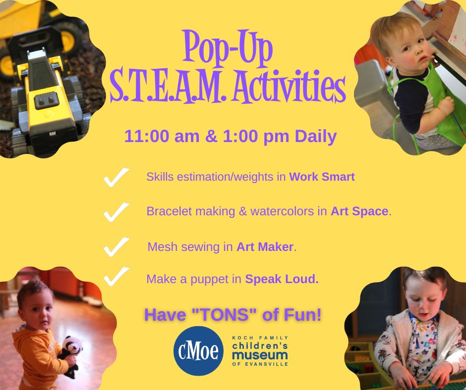 Pop Up STEAM Activities